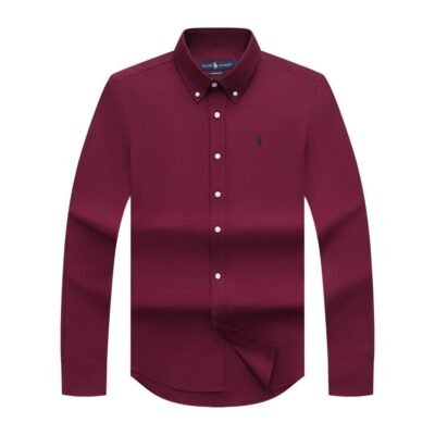 Corporate Ralph Lauren Shirt Burgundy