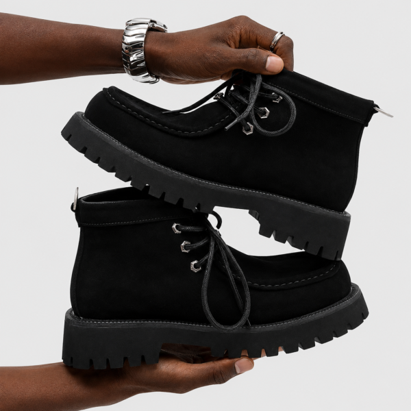 Terrain Moc Boots In Three Colors 
 Suede Moc-Toe Boots